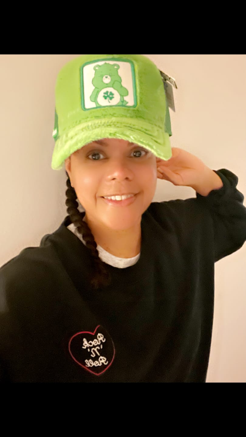 Customer photo review of OVERLORD X Care Bears:  Friendship Bear Trucker Cap