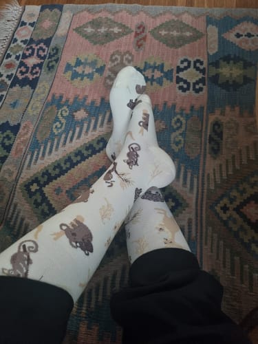 Customer photo review of Aussie Natives Bamboo Compression Socks