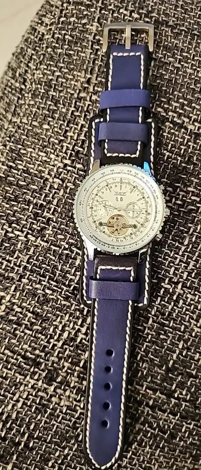 Customer photo review of Skeleton Tourbillon Watch Automatic Multifunction Dial — Black | KIMLUD