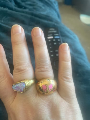 Customer photo review of Bowcore Dome Ring Gold