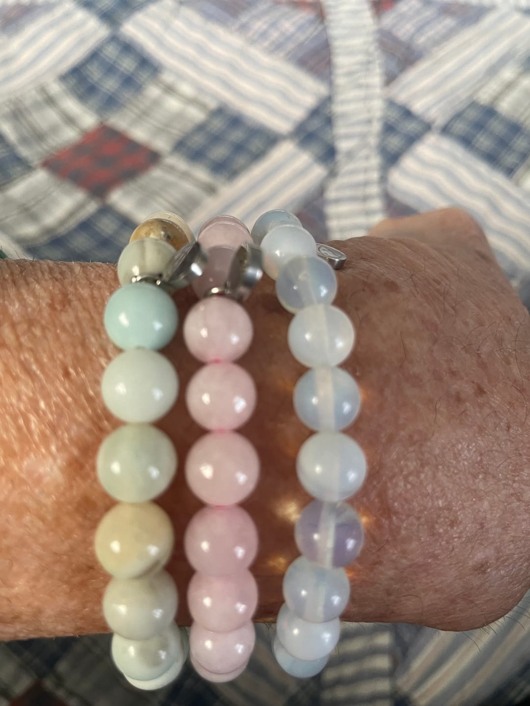 Customer photo review of Cancer Strength Bracelet Pack