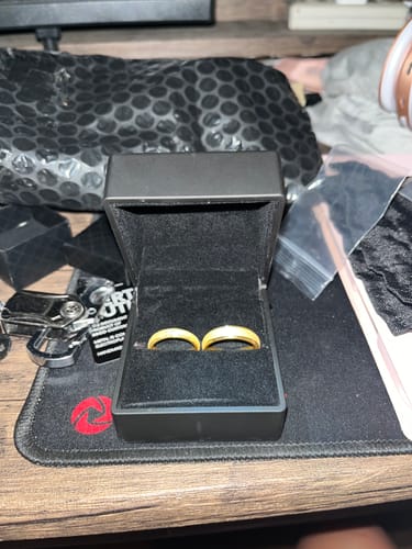 Customer photo review of Killarney Wedding Rings