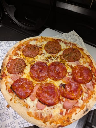 Customer photo review of Sourdough Pizza Bases