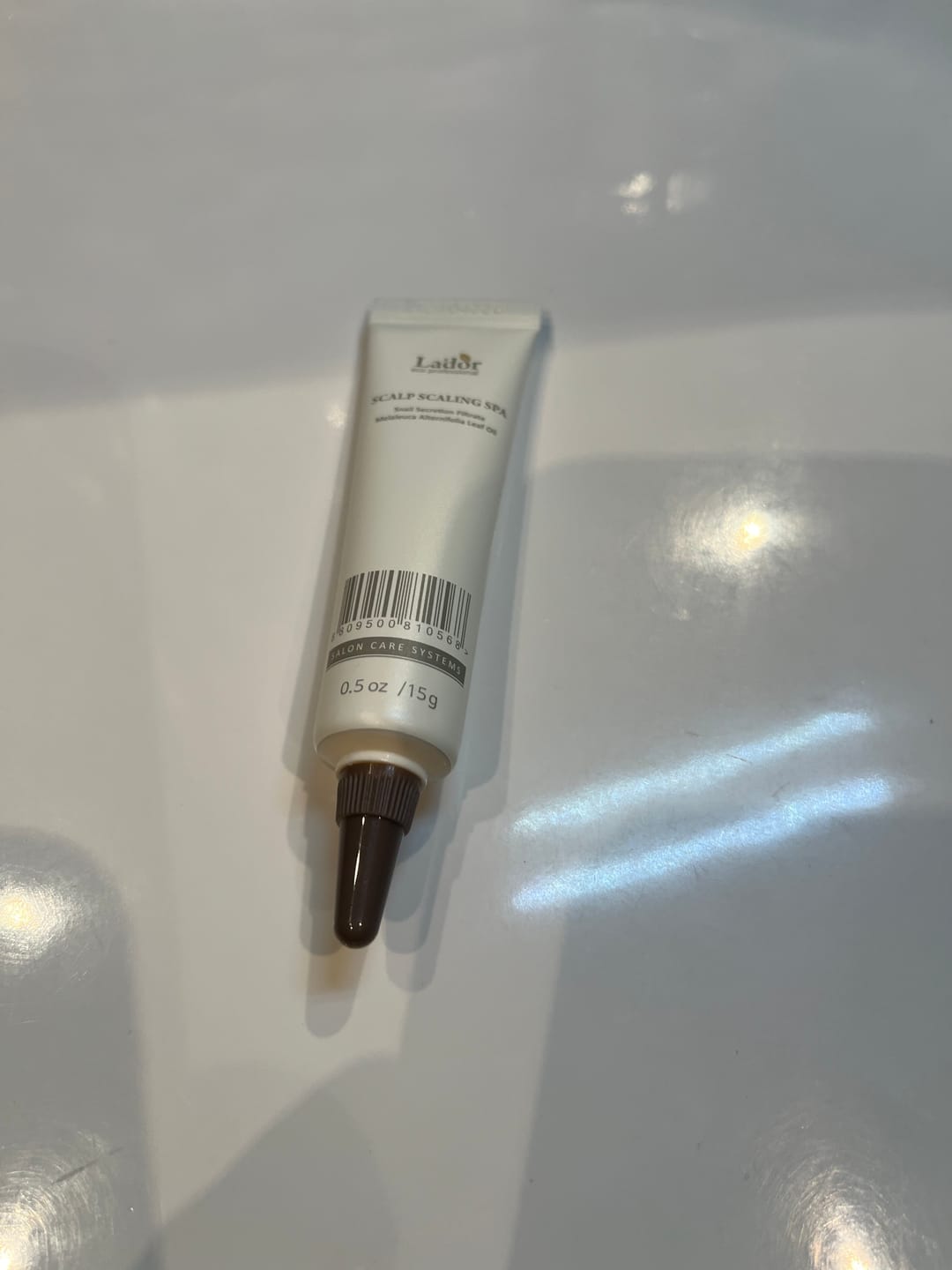 Customer photo review of Pīlings galvas ādai Lador Scalp Scaling Spa Ampoule