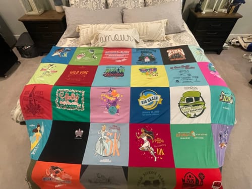 Customer photo review of Project Repat T-Shirt Quilt