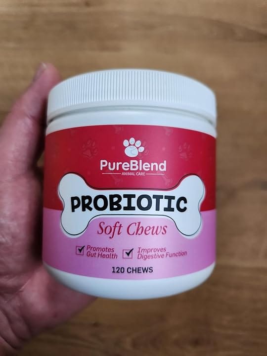 Customer photo review of PureBlend Probiotic Chews for Dogs