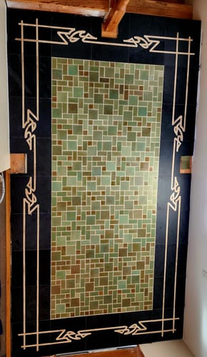 Customer photo review of Large Craftsman Squares - 123R Patina