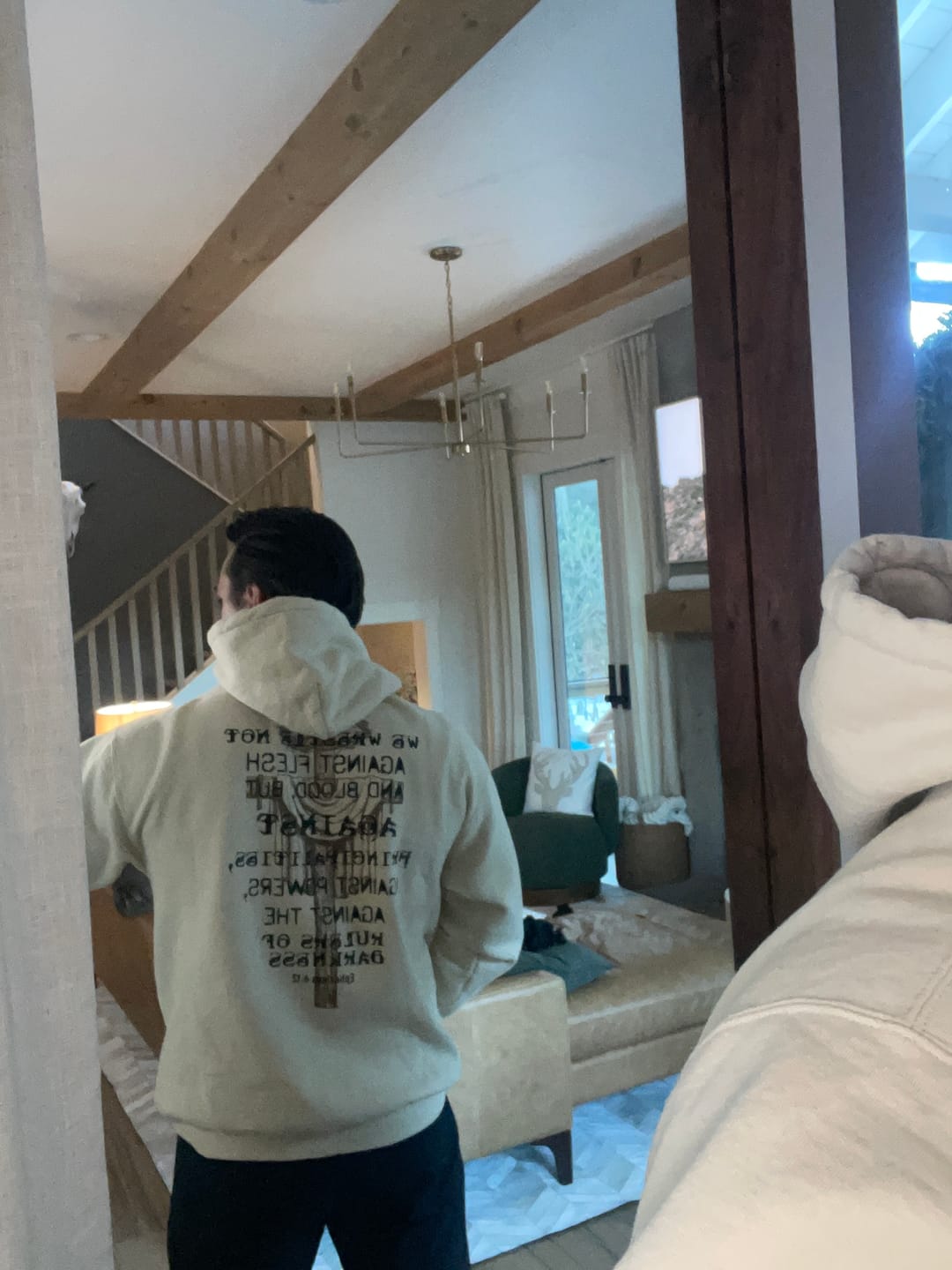 Customer photo review of The Rulers of Darkness Hoodie