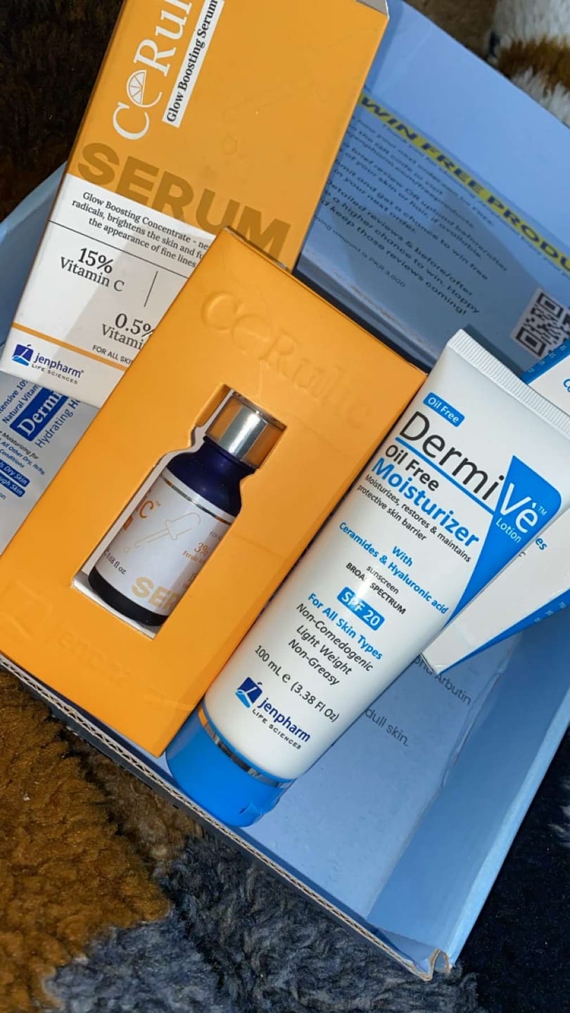 Customer photo review of Cerulic Glow Boosting Serum