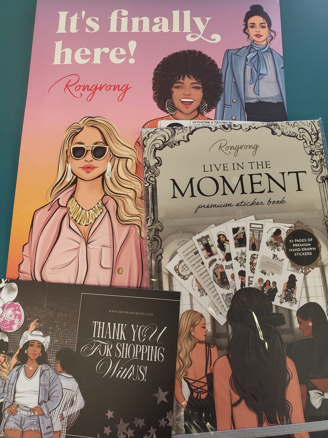 Customer photo review of Live In The Moment Sticker Book