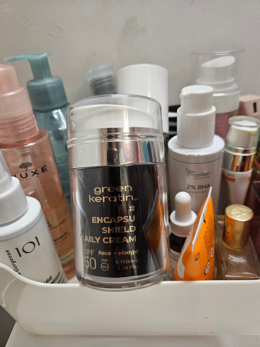 Customer photo review of ENCAPSUSHIELD SPF50 Crème pour le visage, 100ml