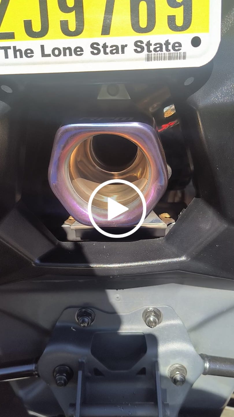 Customer video review of RPM Can-Am X3 Stainless Replacement Colored Tip