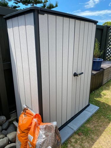 Customer photo review of High Store Plus Shed