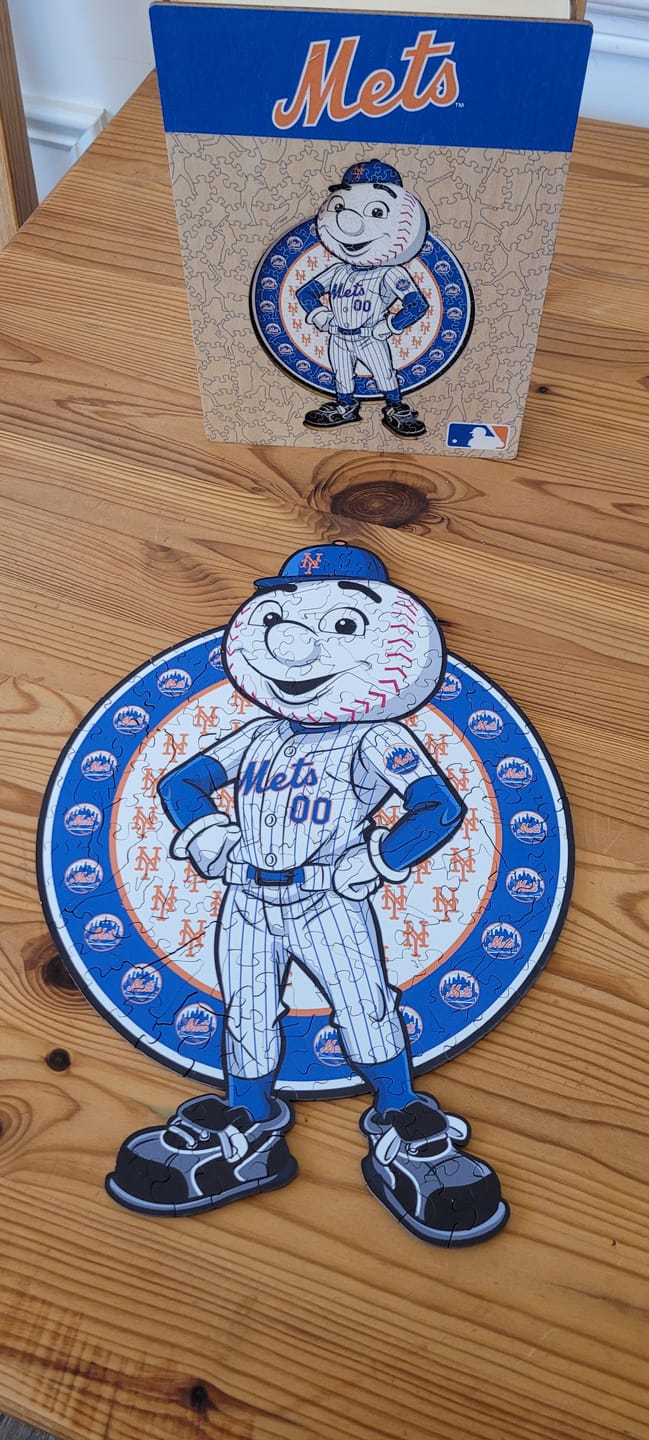 Customer photo review of New York Mets™ Mascot - Wooden Puzzle