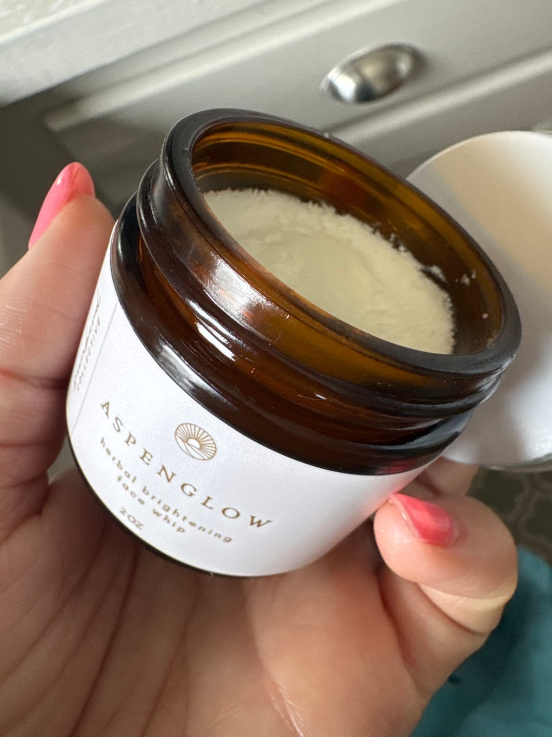 Customer photo review of aspenglow / restorative face whip