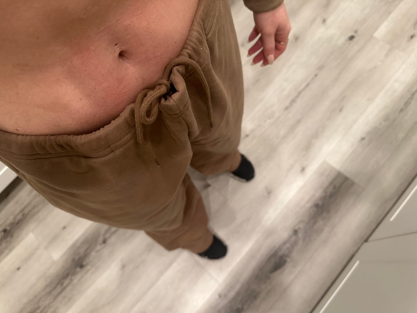 Customer photo review of Baggy Wide Leg Sweats