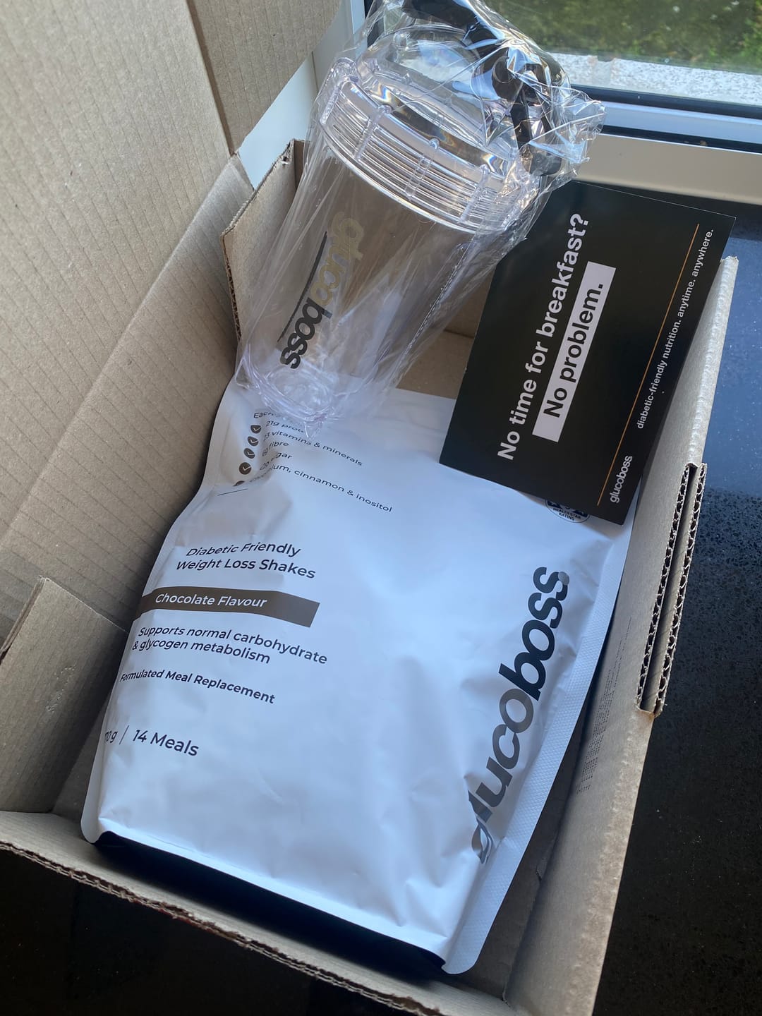 Customer photo review of GlucoBoss Weight Loss & Muscle Support Shakes