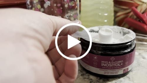 Customer video review of Flavorless Myo-Inositol Powder - Myo Inositol and D-Chiro Inositol with Folate and Vitamin D - Ideal 40:1 Ratio - 30 Day Supply