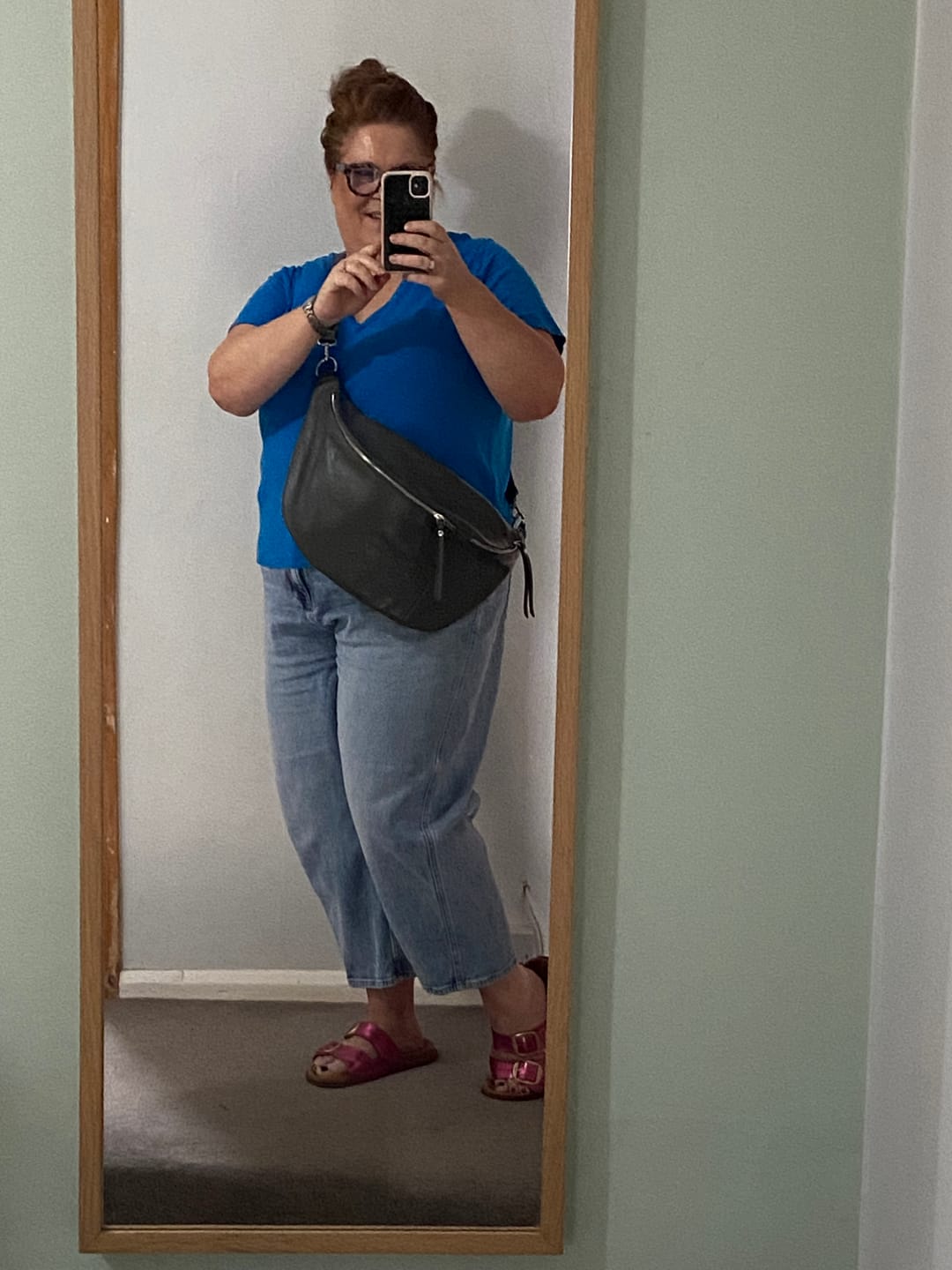 Customer photo review of Emilia Large Crossbody Waist Bag