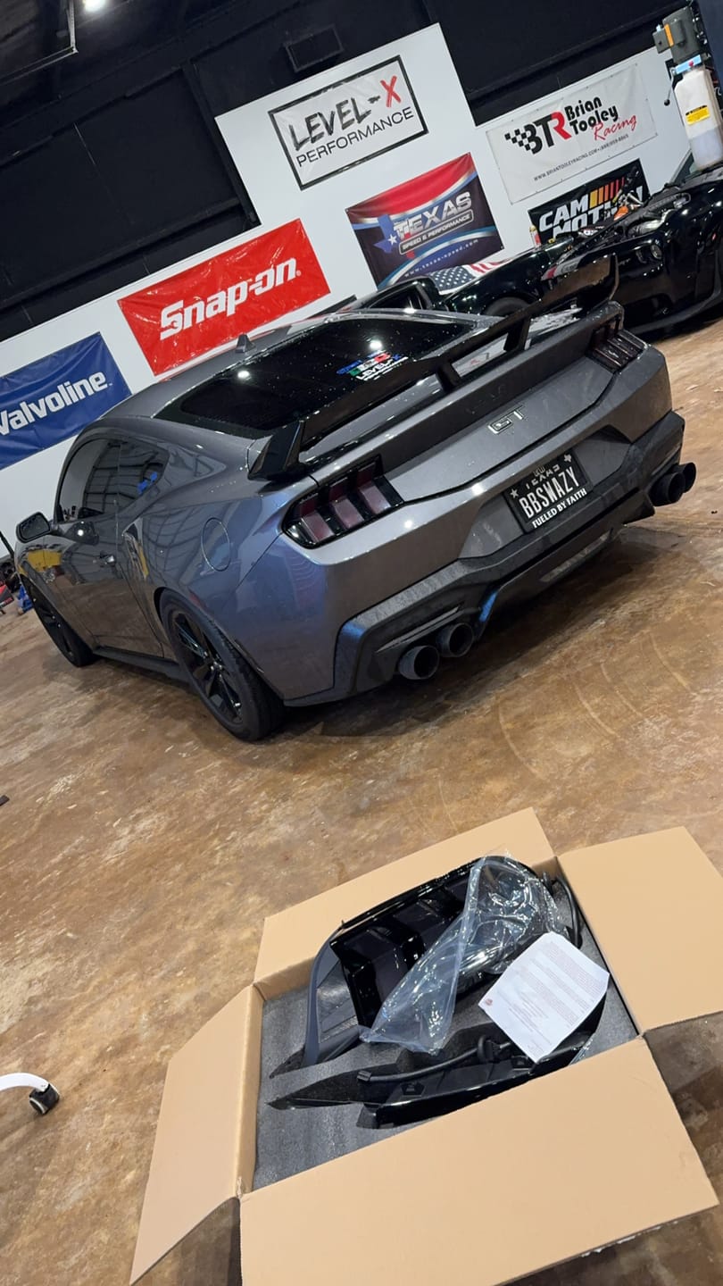 Customer photo review of 2024 + Ford Mustang S650 Euro Style Taillights Amber Turn Signal Sequential