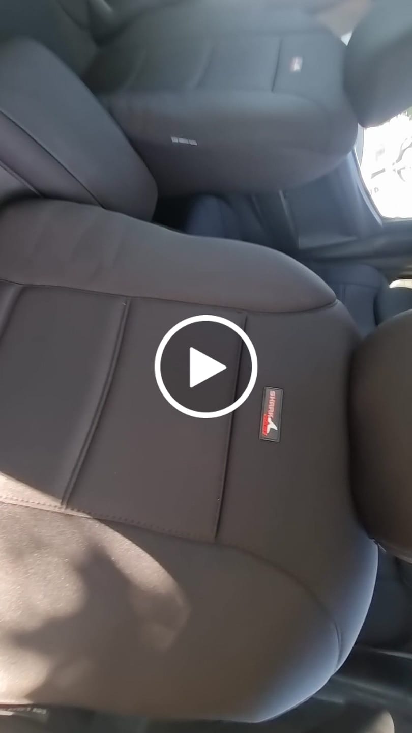 Customer video review of Sharkskin Seat Covers for Isuzu D-Max Dual Cab (06/2012-06/2020)