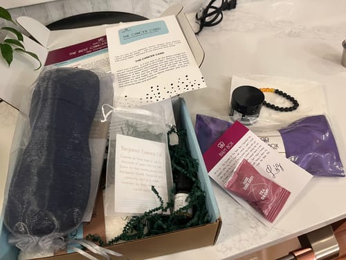Customer photo review of The Best Cancer Care Box