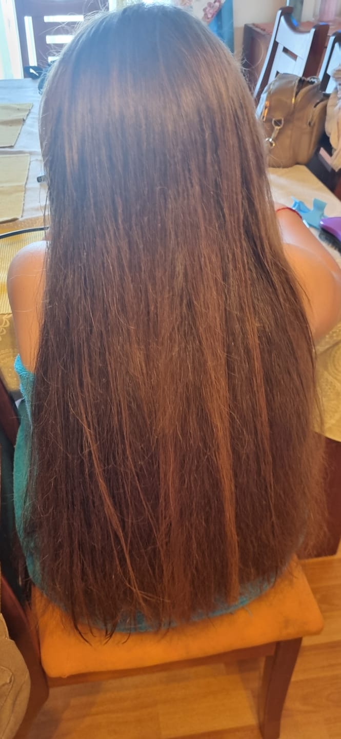 Customer photo review of Kit Alisado en Casa Premium
