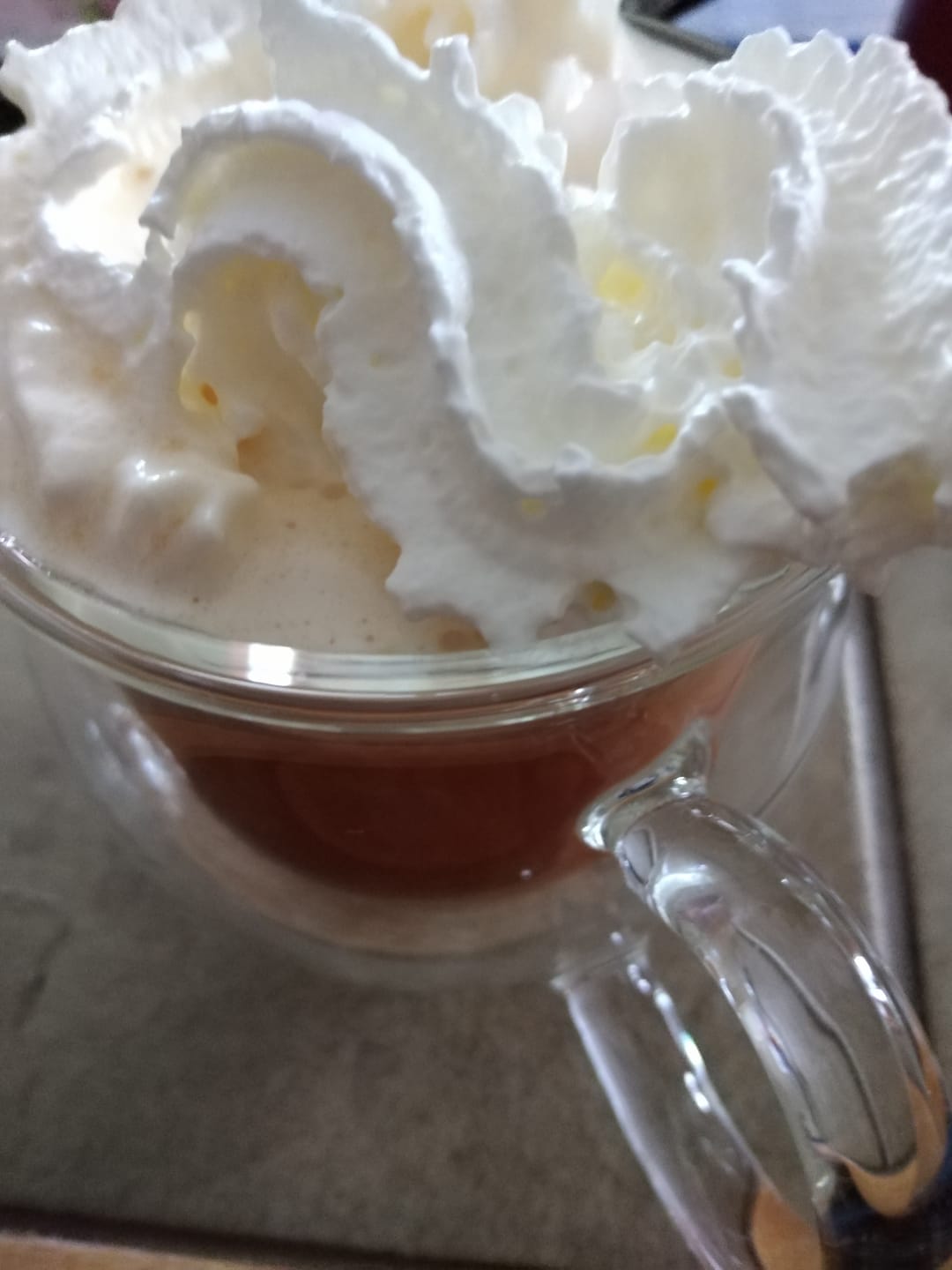 Customer photo review of Kessel Tasse aus Glas – Doppelwandig