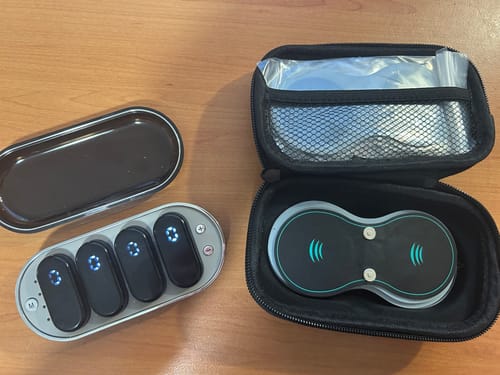 Customer photo review of Vibit TENS - Electrical Nerve Stimulation Therapy