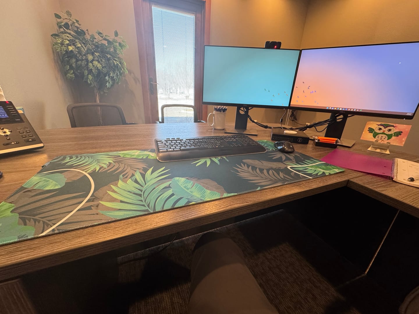 Customer photo review of Lush - Large Cloth Desk Pad