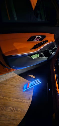 Customer photo review of BMW DOOR LIGHTS