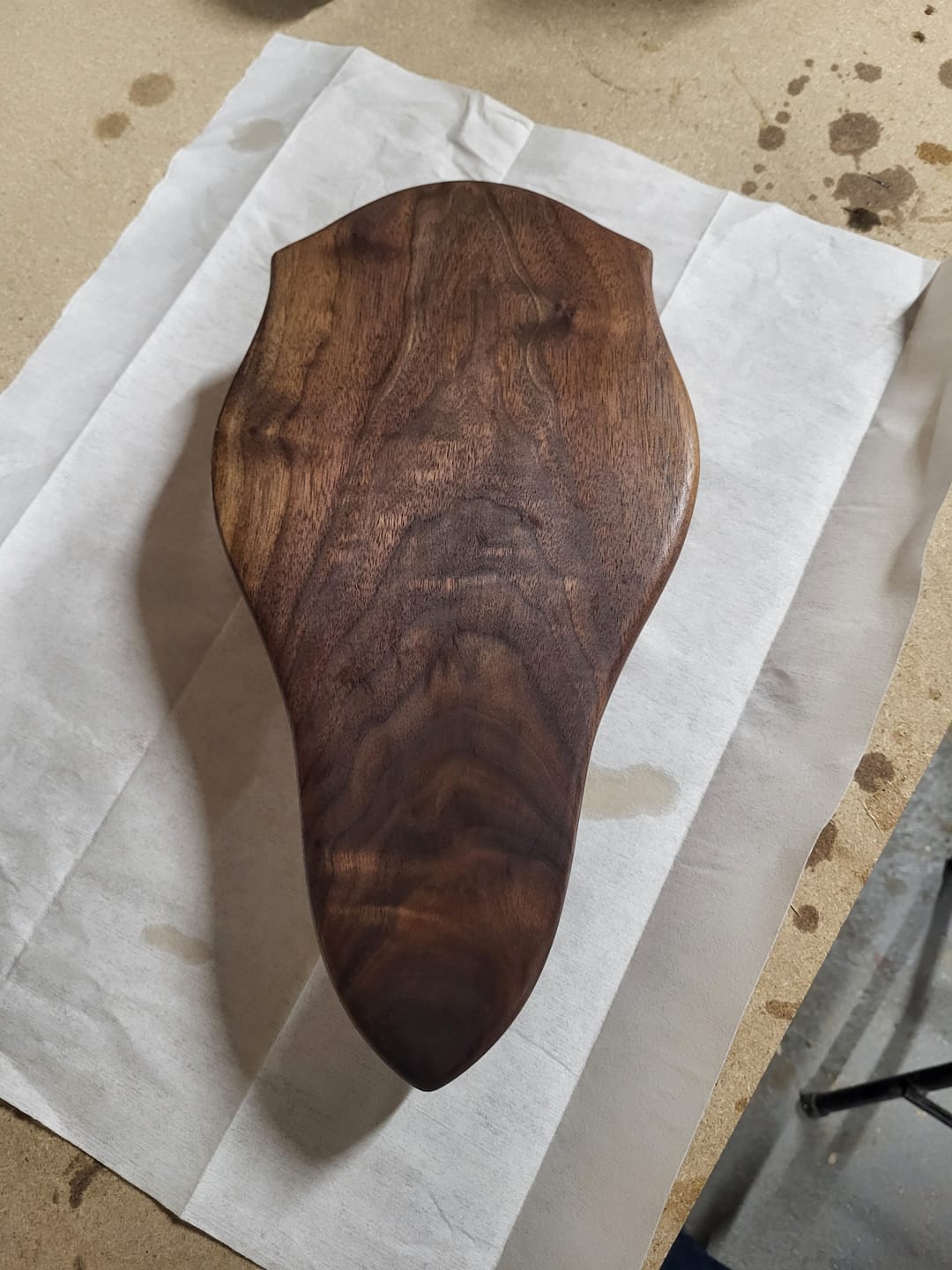 Customer photo review of Award / Taxidermy Mount Plaque Style 4 (Euro Deer) - Acrylic Router Template