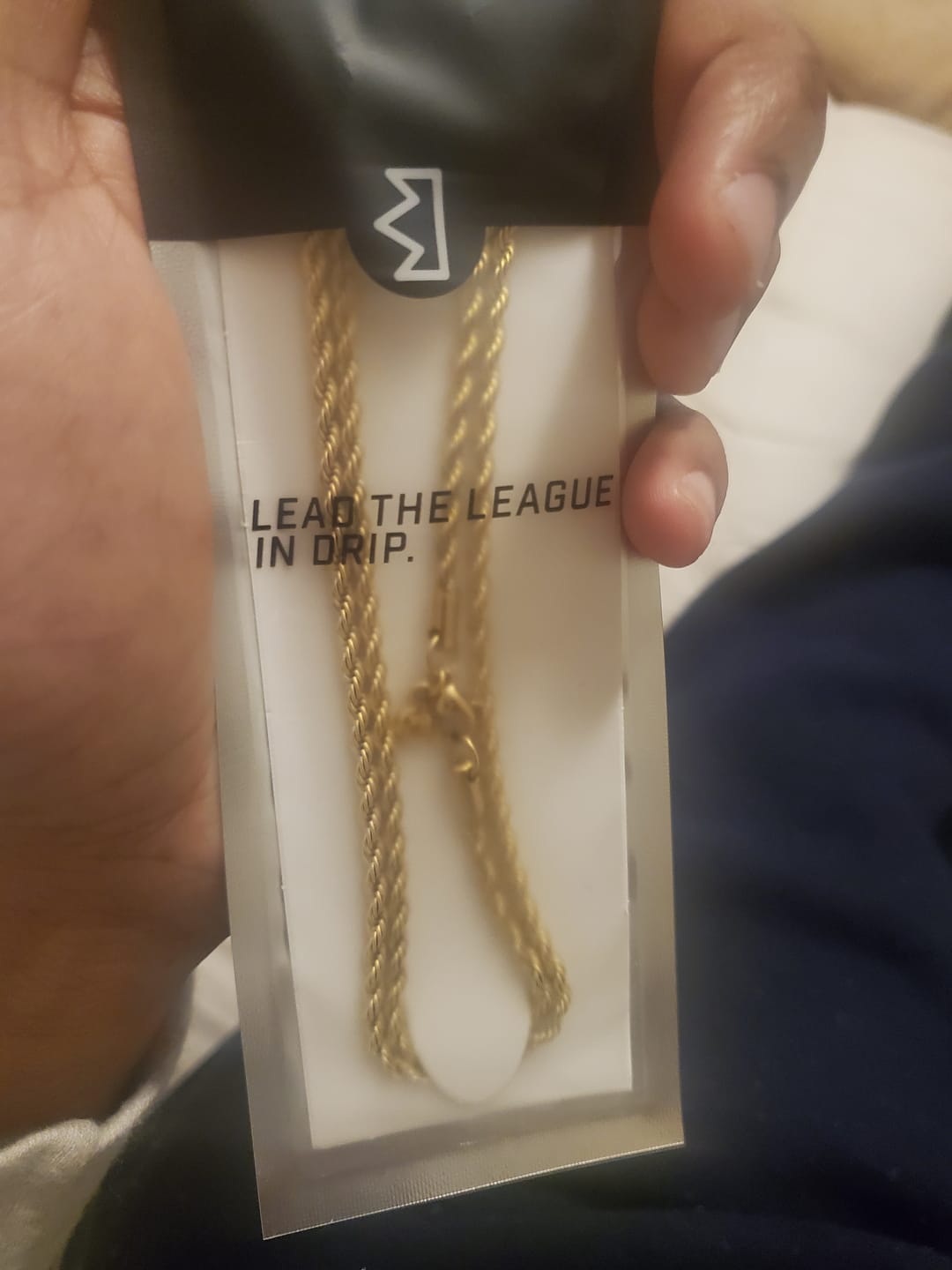 Customer photo review of Rope Chain - 18K Gold Plated