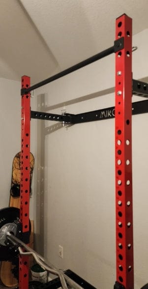Customer photo review of FOLDGYM™ Wall Mounted Folding Squat Rack