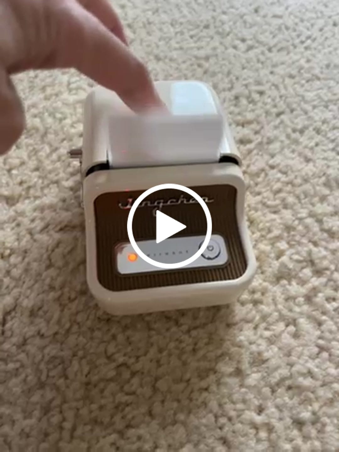 Customer video review of NIIMBOT B21 Pro Upgraded Photo Label Printer, 300dpi Thermal Label Sticker Printer