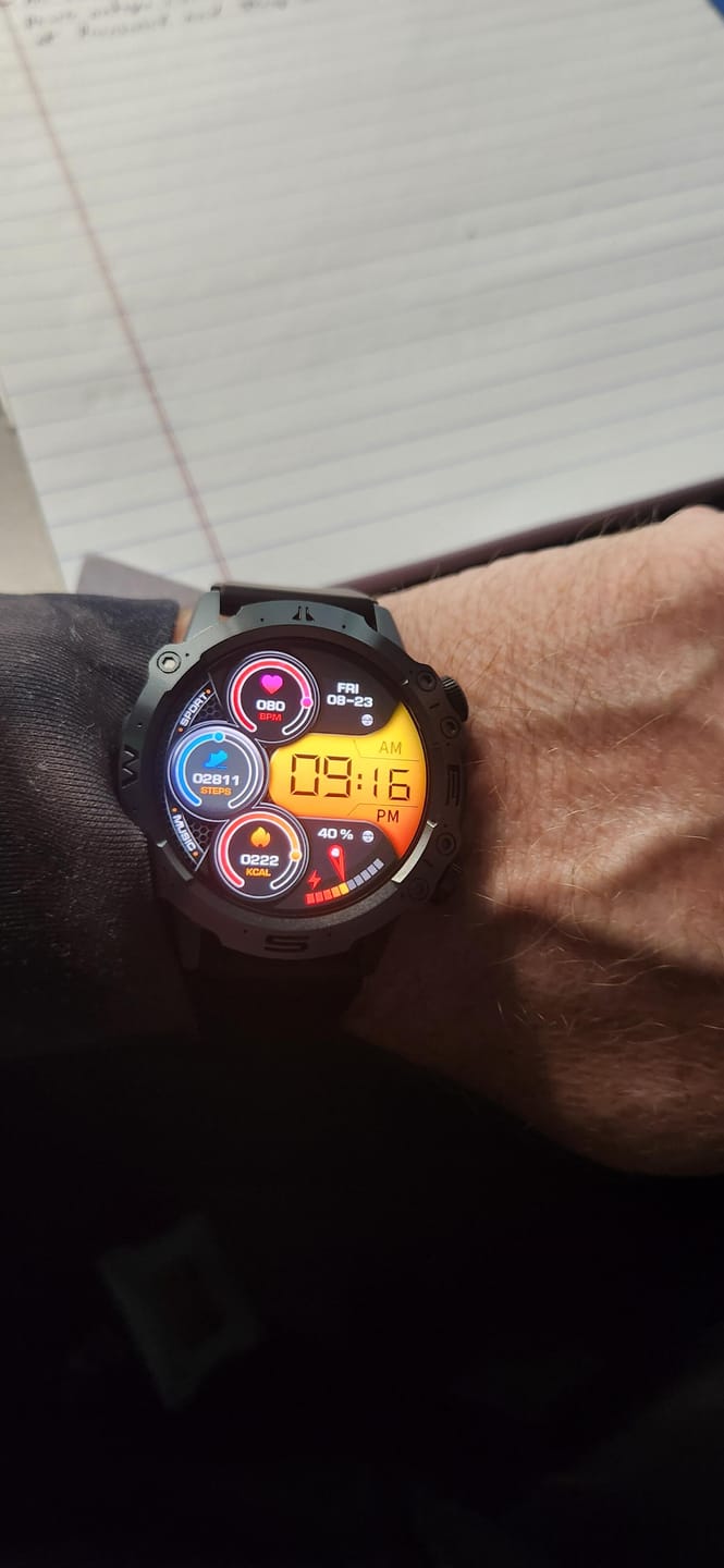 Customer photo review of Fitaos PRO 3 Glucose & ECG Smartwatch - Health & Sleep Tracker