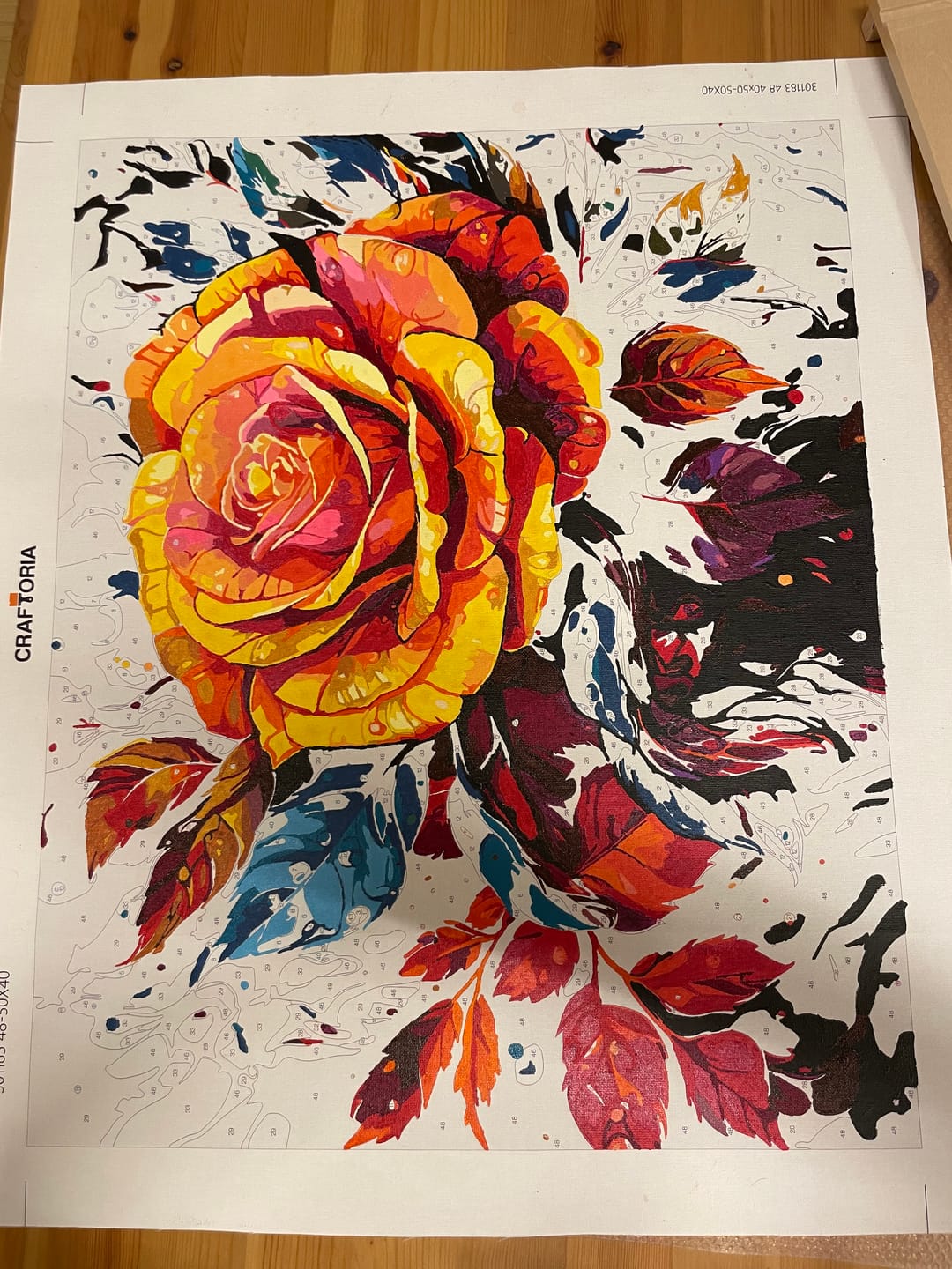 Customer photo review of Abstract Rose Hues