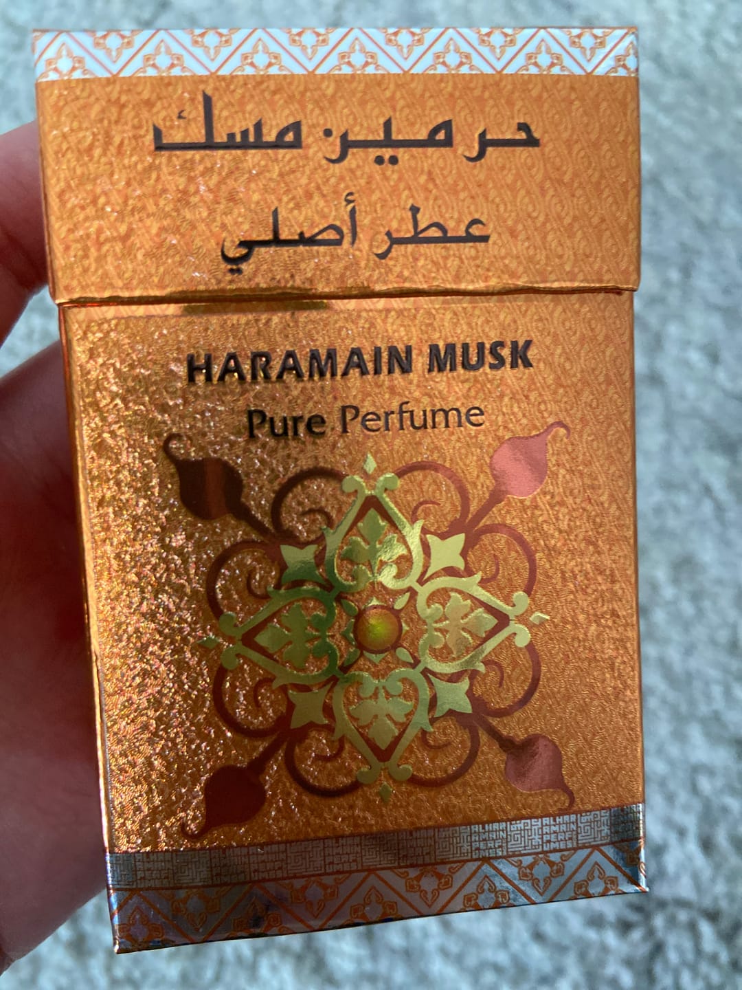 Customer photo review of Al-Haramain Musk Perfume