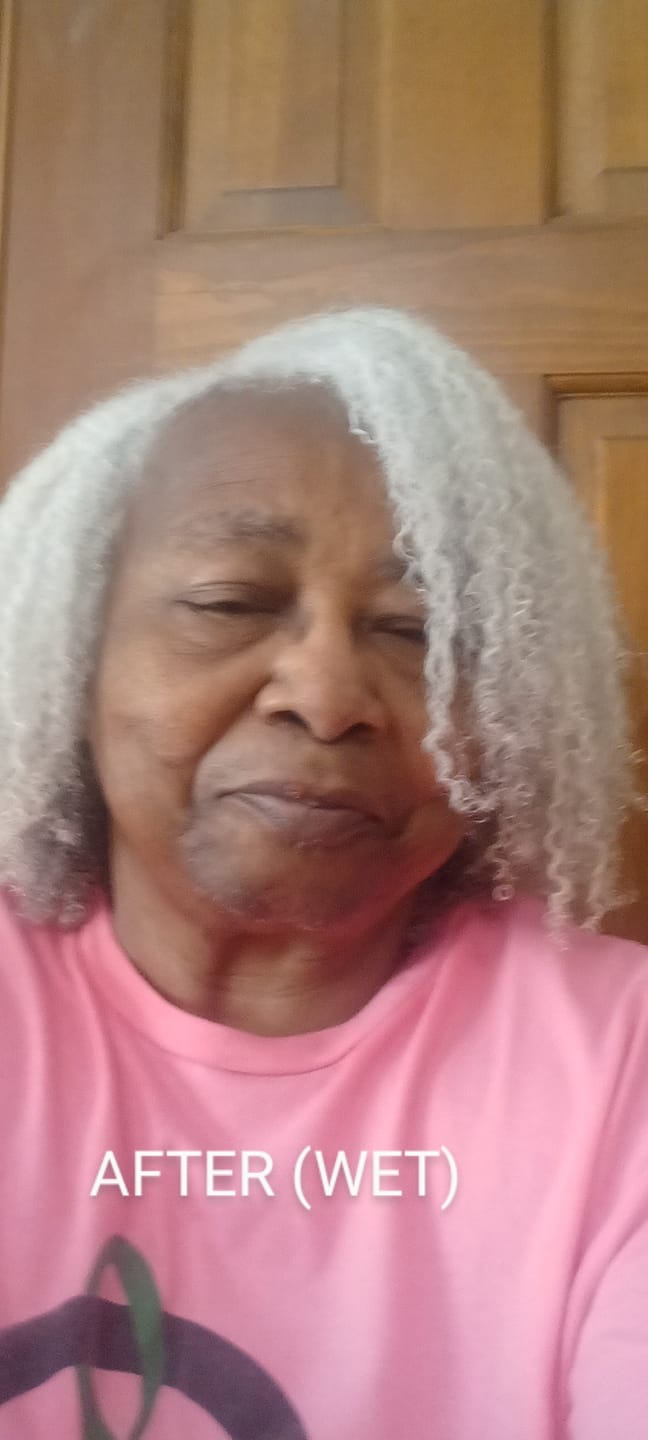 Customer photo review of Mousse - Anti Frizz - Luscious Lotus