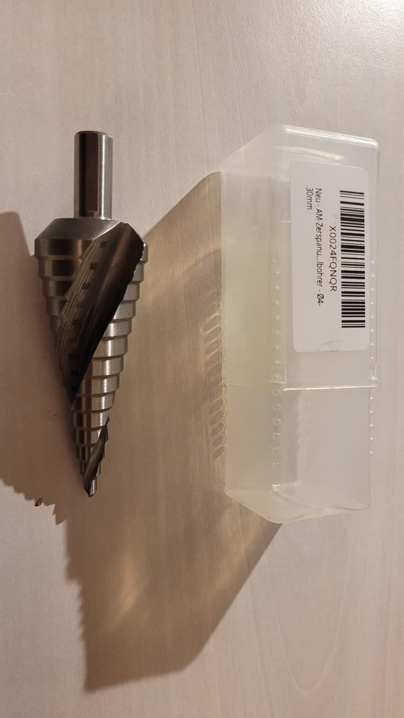 Customer photo review of Stufenbohrer Schälbohrer HSS