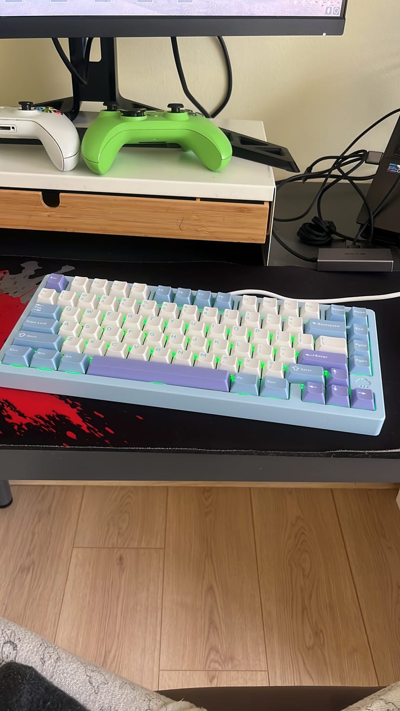 Customer photo review of WOBKEY Rainy 75 Alüminyum Mekanik Klavye