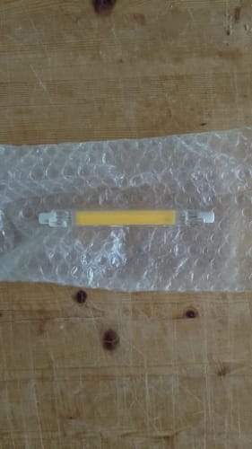 Customer photo review of R7S 118MM 50W Superbright LED Powerful Spotlight 78mm118mm AC220V 110V COB Lamp Bulb Glass Tube Replace Halogen Lamp Light