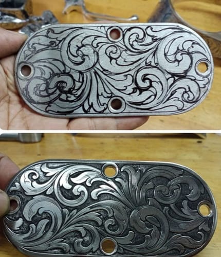 Customer photo review of Cloudray GM-100 LiteMarker 100W Fiber Laser Marking Engraver with 4.3” X 4.3” Scan Area
