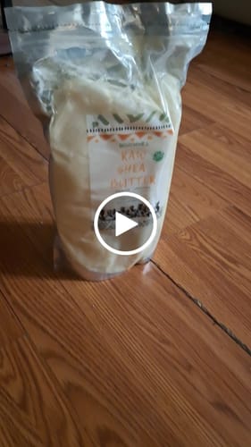 Customer video review of Premium + Authentic Raw Shea Butter