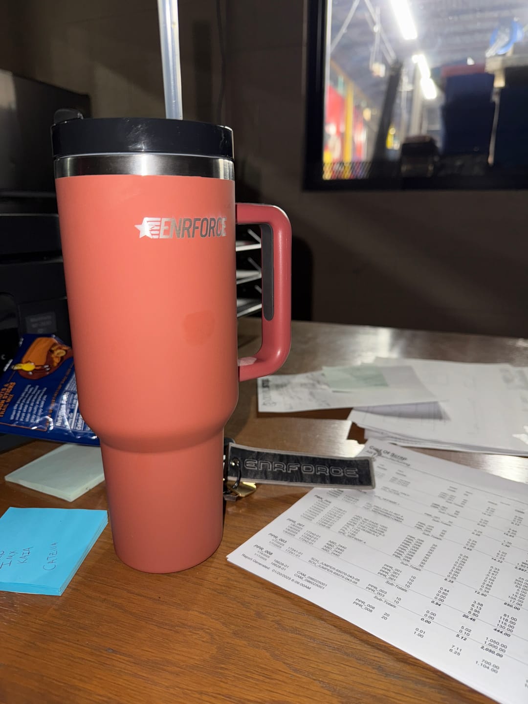 Customer photo review of 40 OZ Soft Matte Tumbler