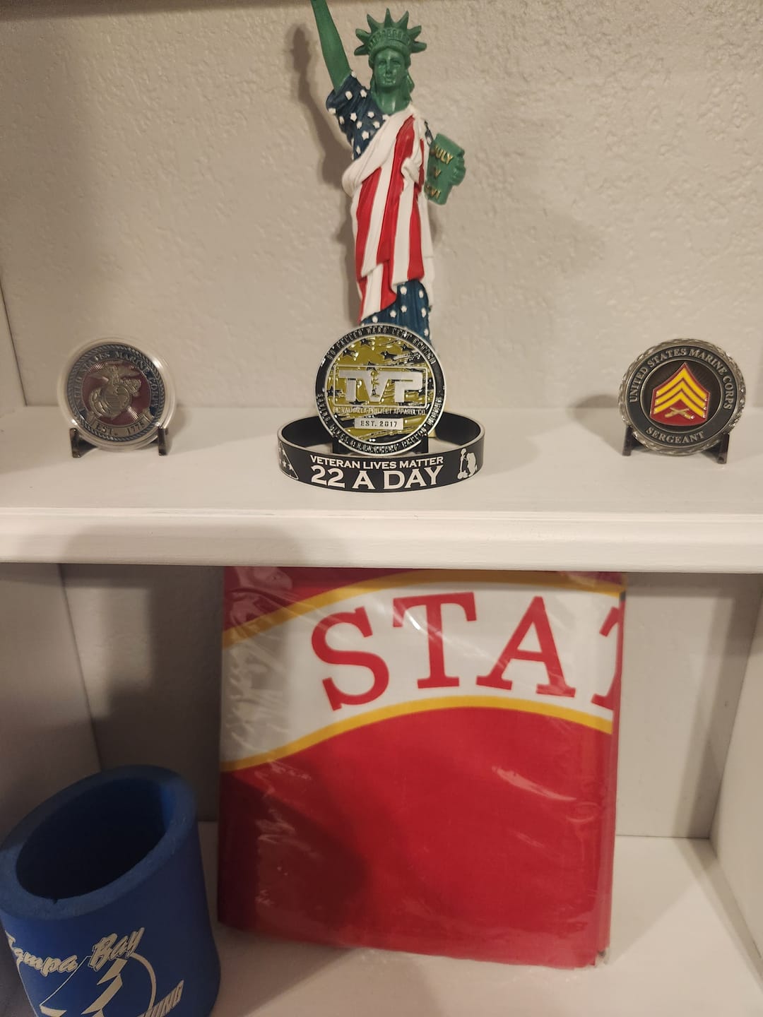 Customer photo review of Veteran Lives Matter Bracelet