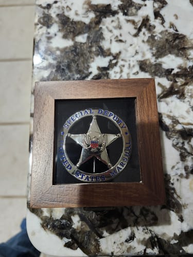 Customer photo review of US Marshal Special Deputy USMS Badge Replica Movie Prop