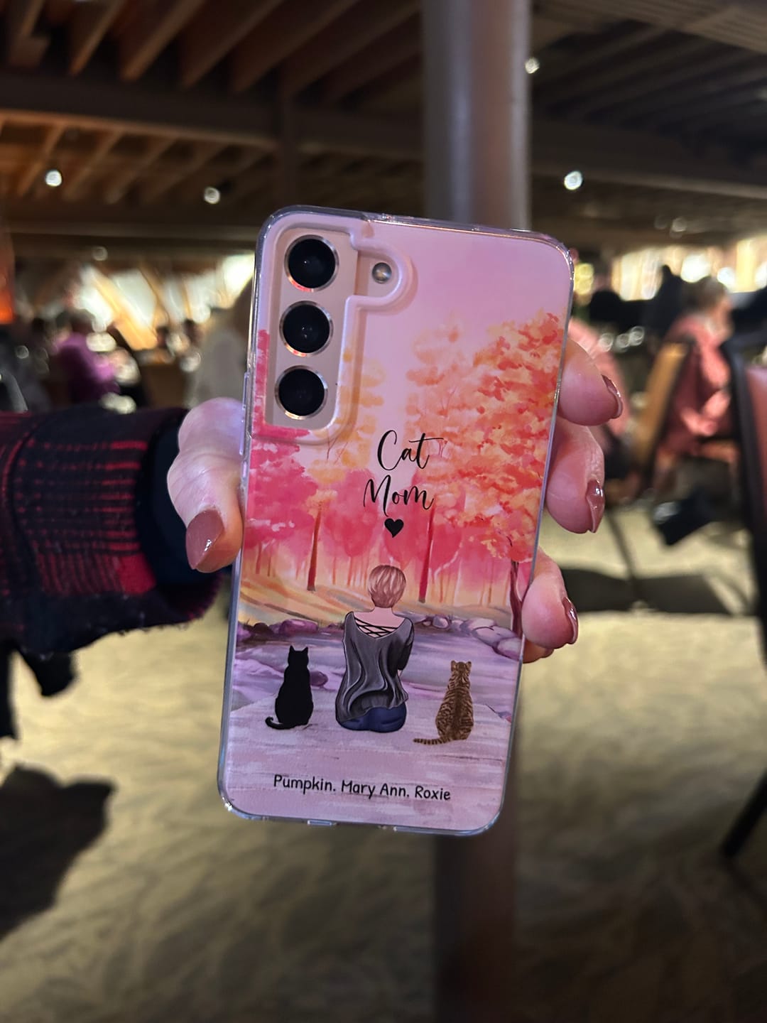 Customer photo review of Together with my pet - Personalized Phone Case