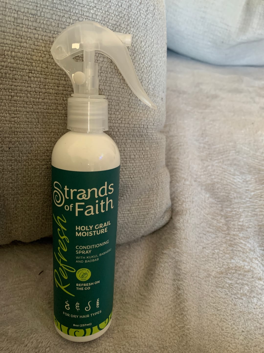 Customer photo review of REFRESH CONDITIONING SPRAY