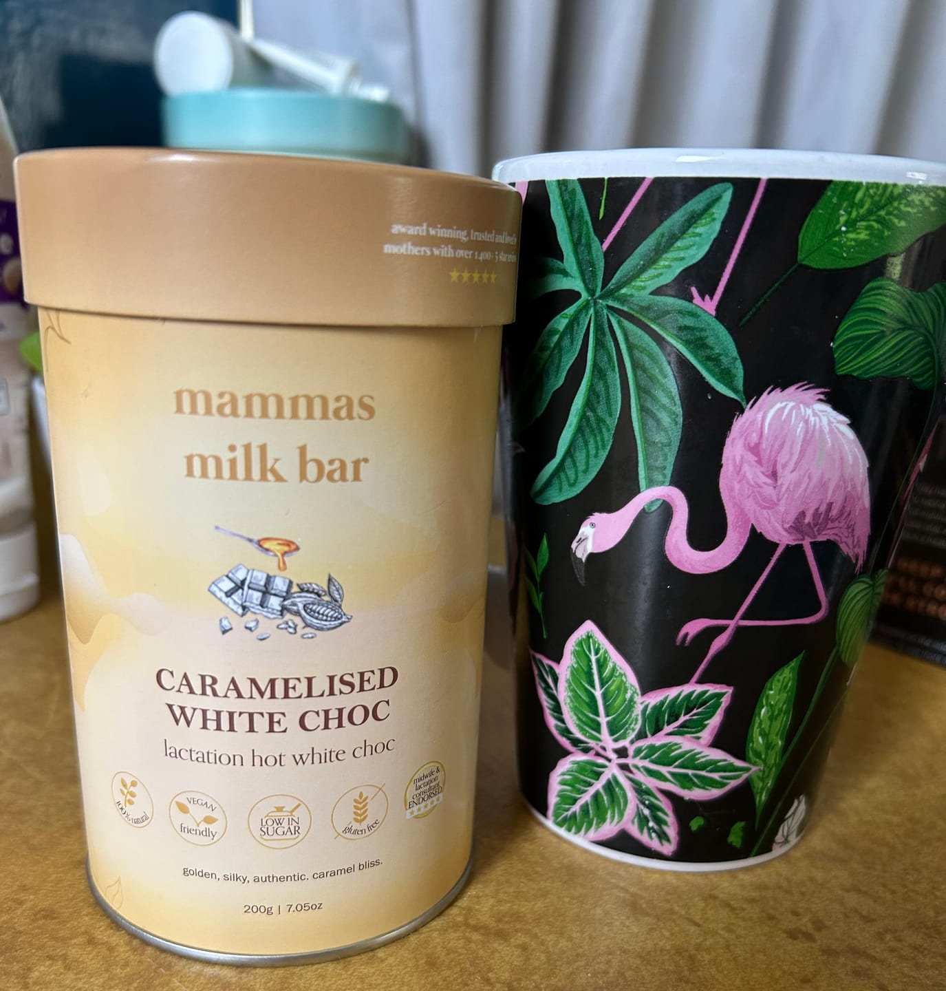 Customer photo review of Lactation Caramelised White Hot Chocolate